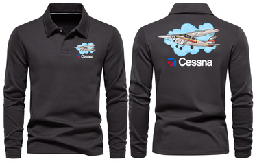 CESSNA LONG SLEEVE POLO